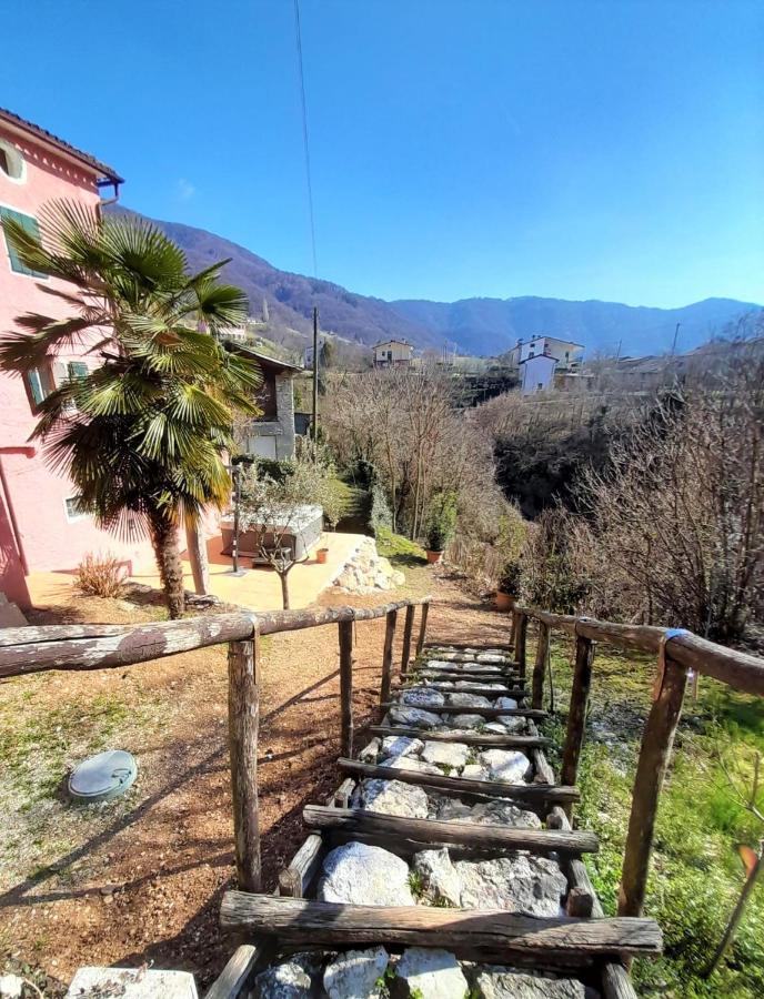 La Casa Rosa di Segusino  Villa Sequsino Bagian luar foto
